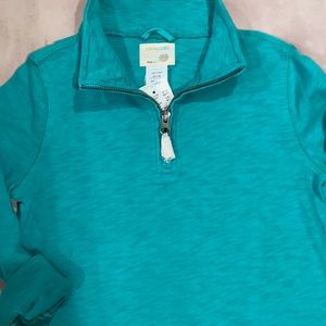New J Crew zip up shirt Crew Cuts size 6/7
